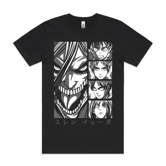 Attack On Titan Eren Yeager Attack Titan T-shirt Japanese anime