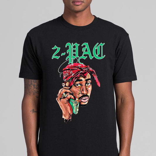 2 PAC Tupac Shakur T-Shirt Rapper Family Fan Music Hip Hop Culture