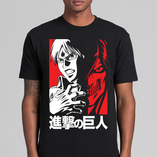 Attack on Titan Eren Jaeger T-Shirt Japanese Anime Tee